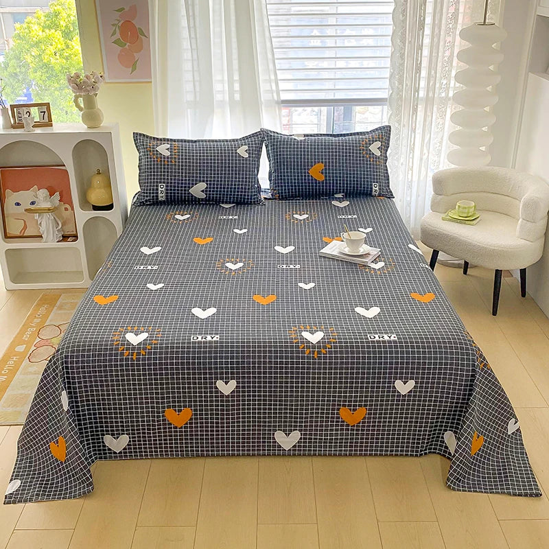 Comfortable Floral Pattern Bed Sheet Set