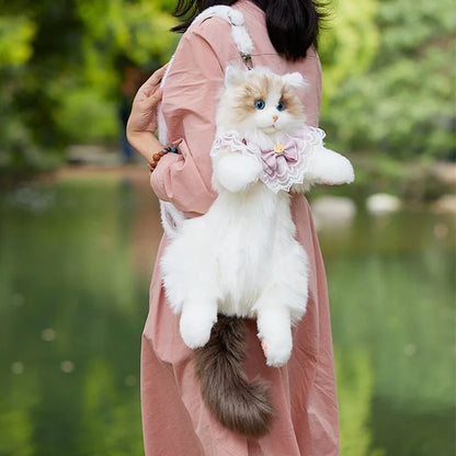 Cute Cat Comfortable School Backpack