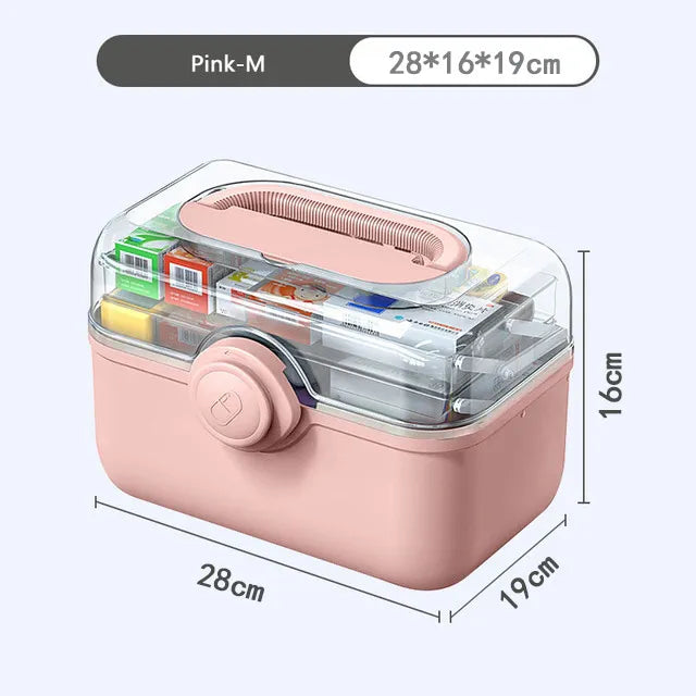 Compact Medical Storage Container Box