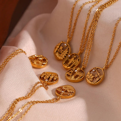 Luxury Adventure Traveller Chain Necklace