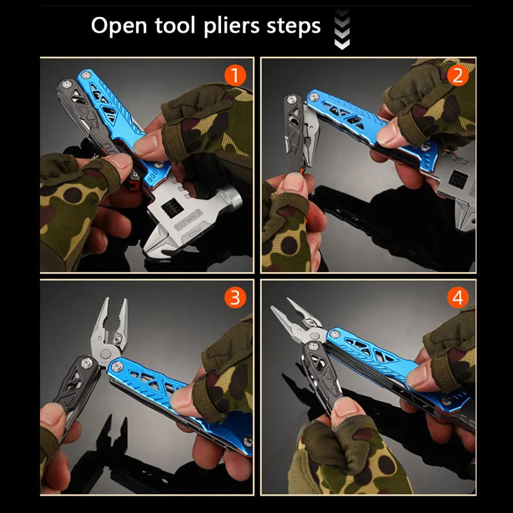 Versatile 3-in-1 Multi Tool Plier Hammer Set
