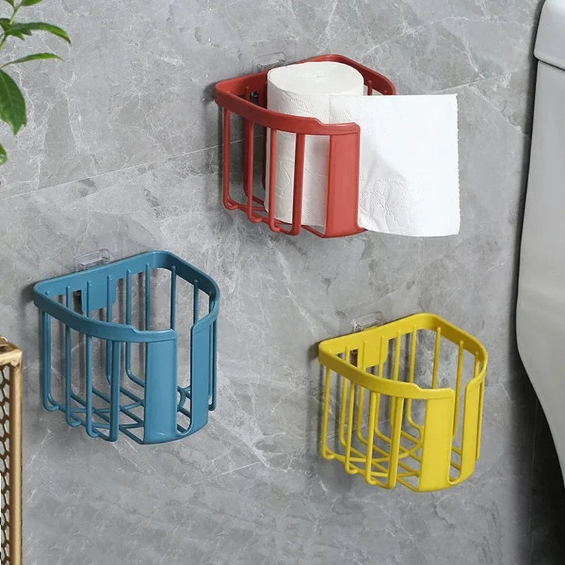 Compact Bathroom Tissue Storage Holder Box - Luxicro