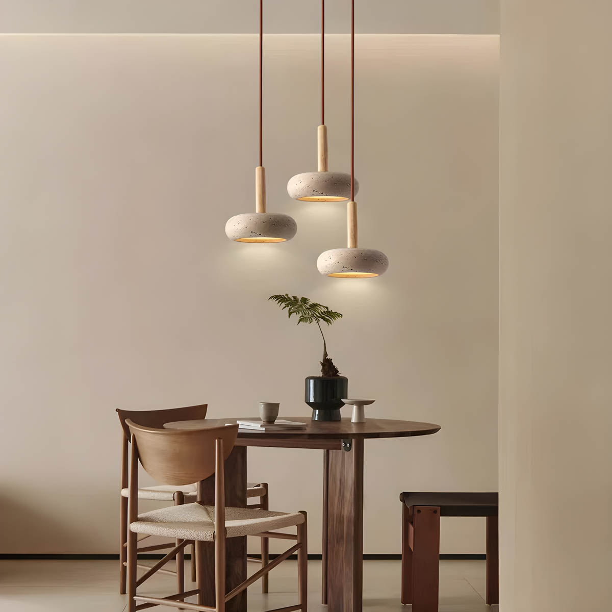 Stylish Stone LED Pendant Light