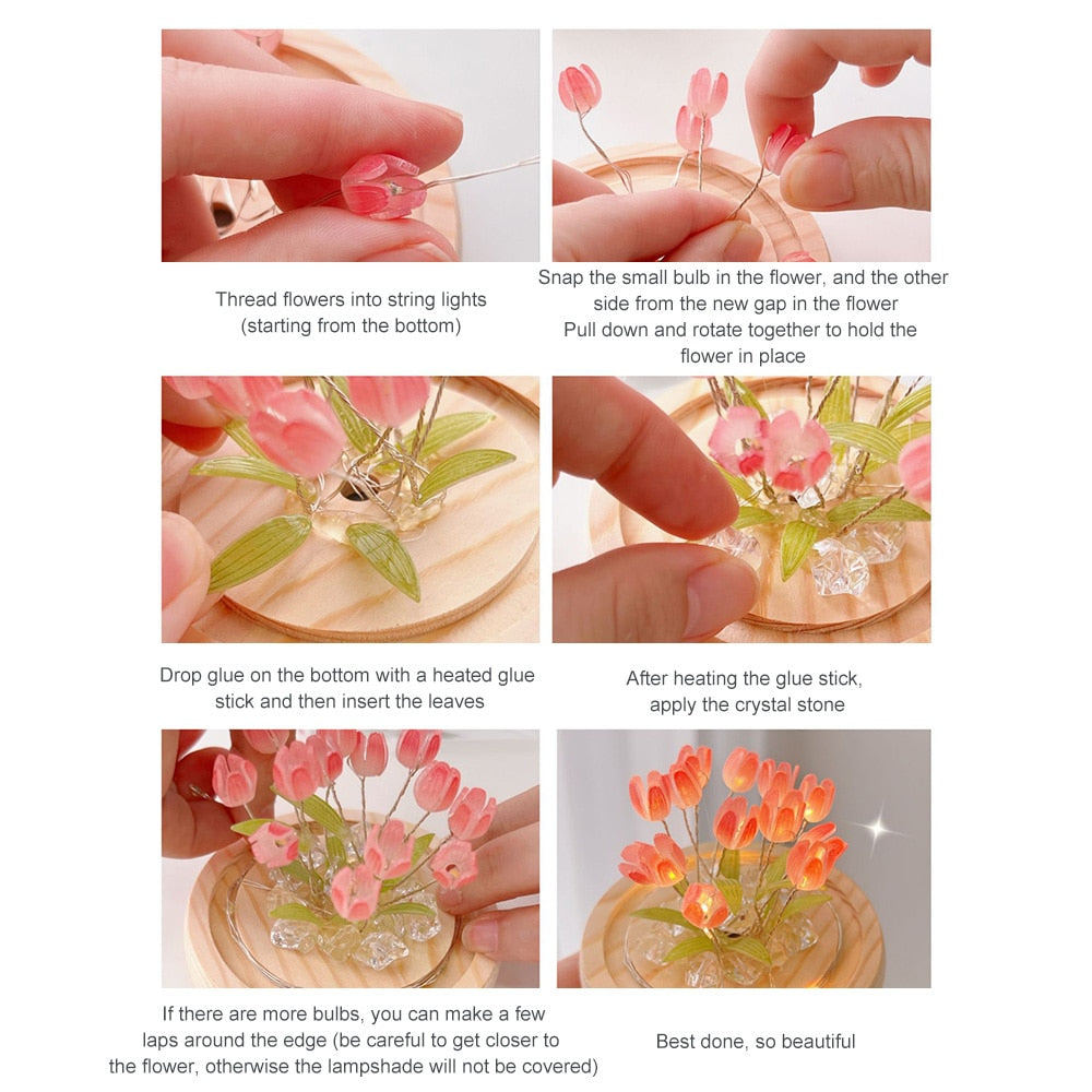 Pretty Flower Bedside Lamp