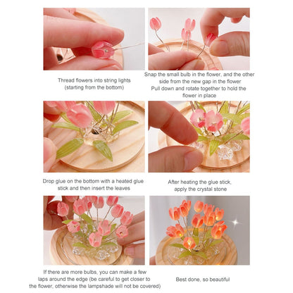 Pretty Flower Bedside Lamp