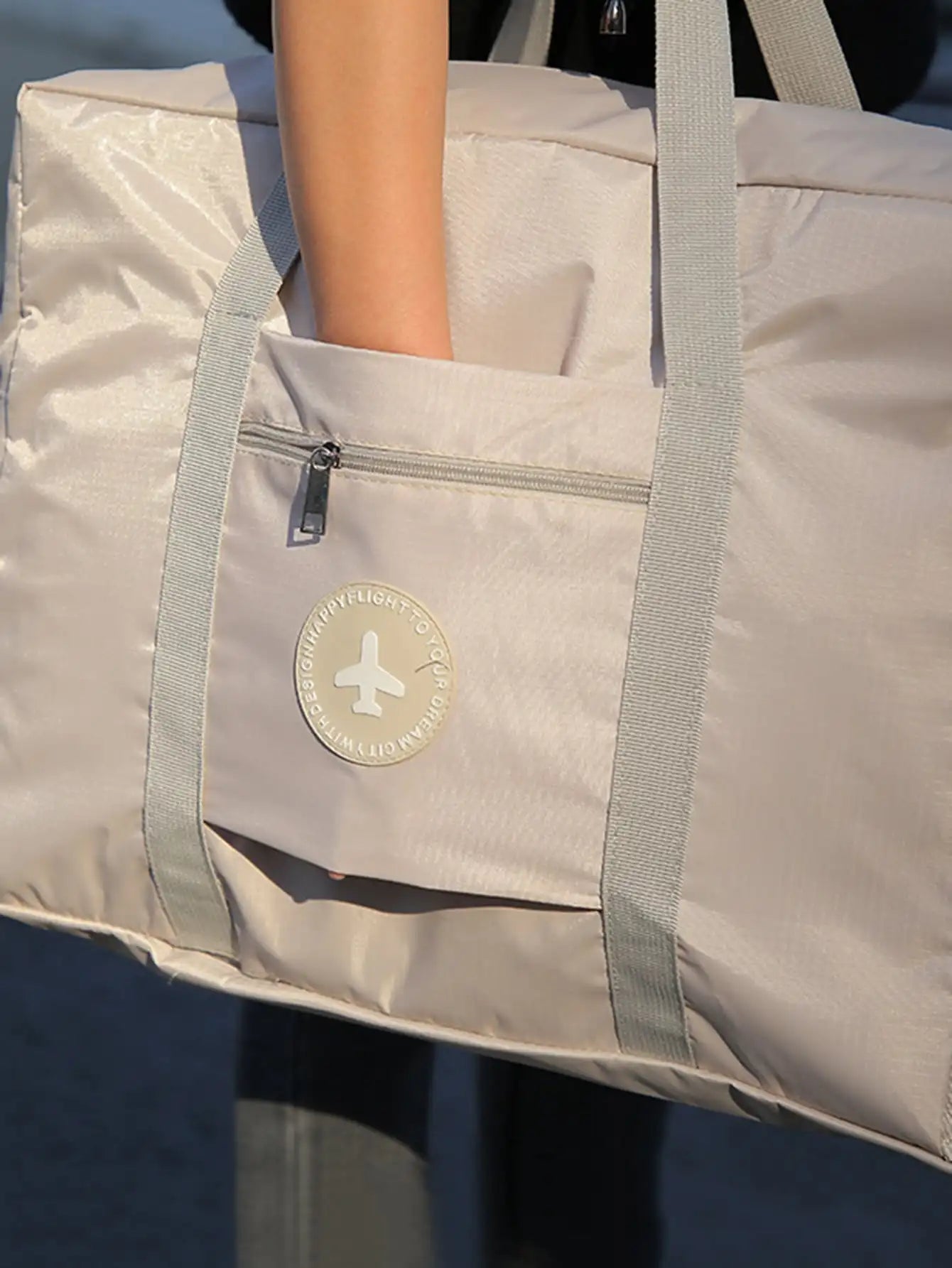 Large Collapsible Travel Bag with Multiple Compartments