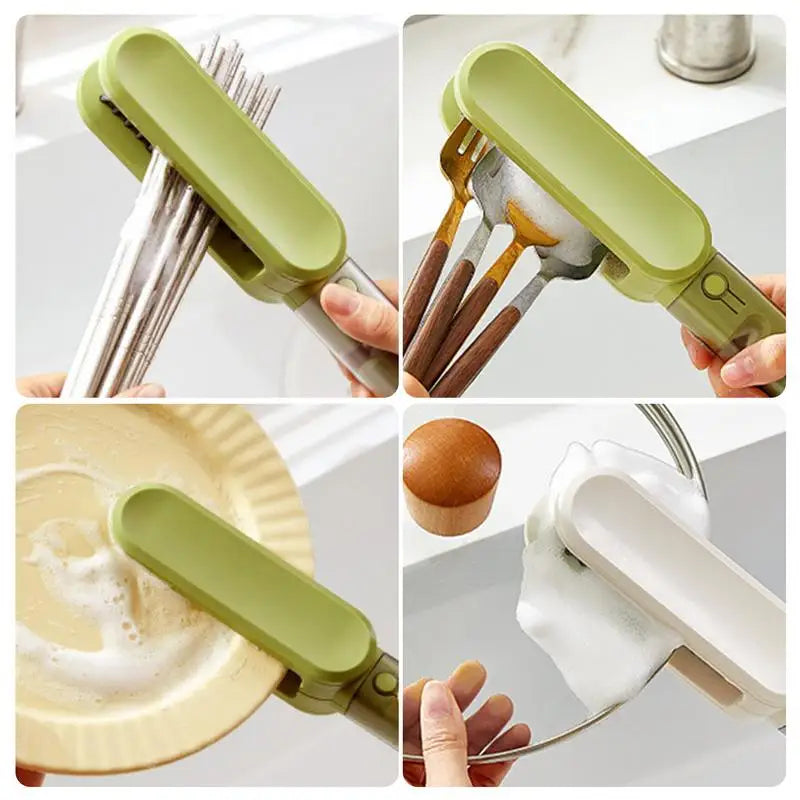 4 in 1 Multifunctional Kitchen Scraper Cleaning Brush - Luxicro