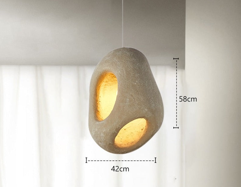 Edgy Modern Metal LED Pendant Lamp