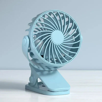 Portable Mini USB Table Fan with LED Light - Luxicro