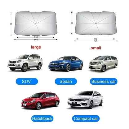 Portable Car Sun Shade Foldable UV Protector