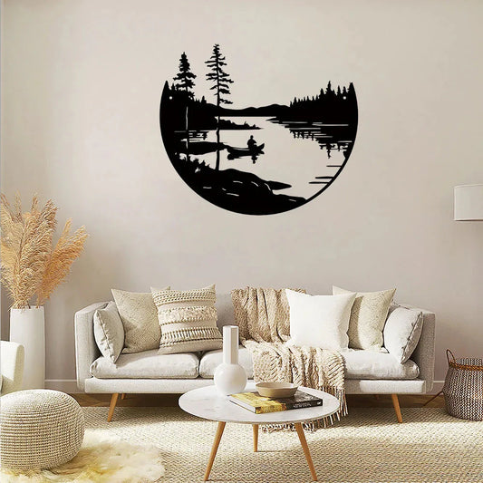 Beautiful Nature Metal Wall Decor for Home and Patio - Luxicro