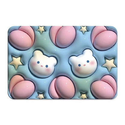 Anti Slip Soft Quick Dry Childrens Bathroom Mat