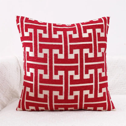 Soft Colorful Throw Pillow Cover