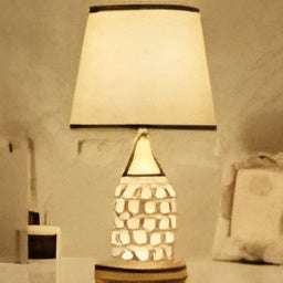 Stylish Crystal Glass Table Lamp with LED Touch Light