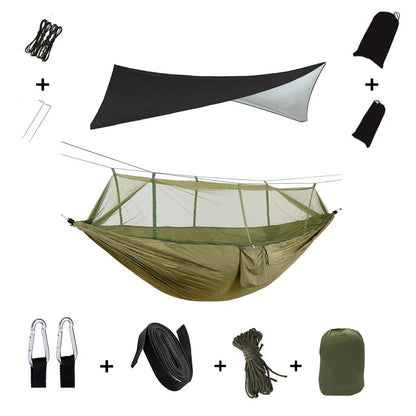 Lightweight Waterproof Camping Hammock with Bug Net