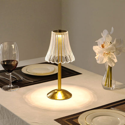 Elegant Clear Office Table Lamp