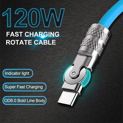 Fast Charging 360 Rotating Phone Cord