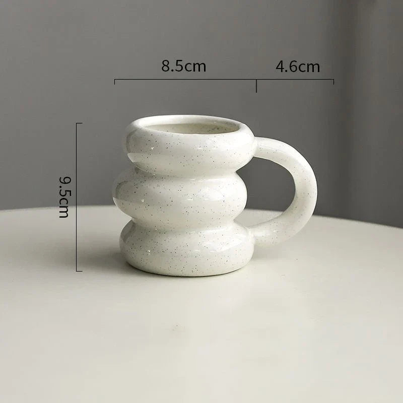 Adorable Cartoon Coffee Mug Cute Korean Design