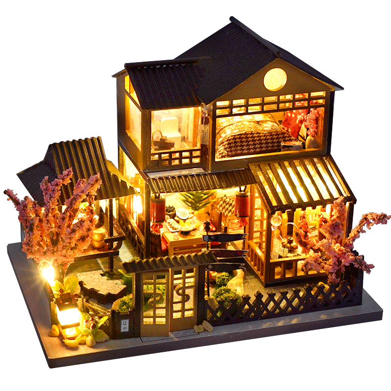 Mini Asian Style House Construction Kit - Luxicro