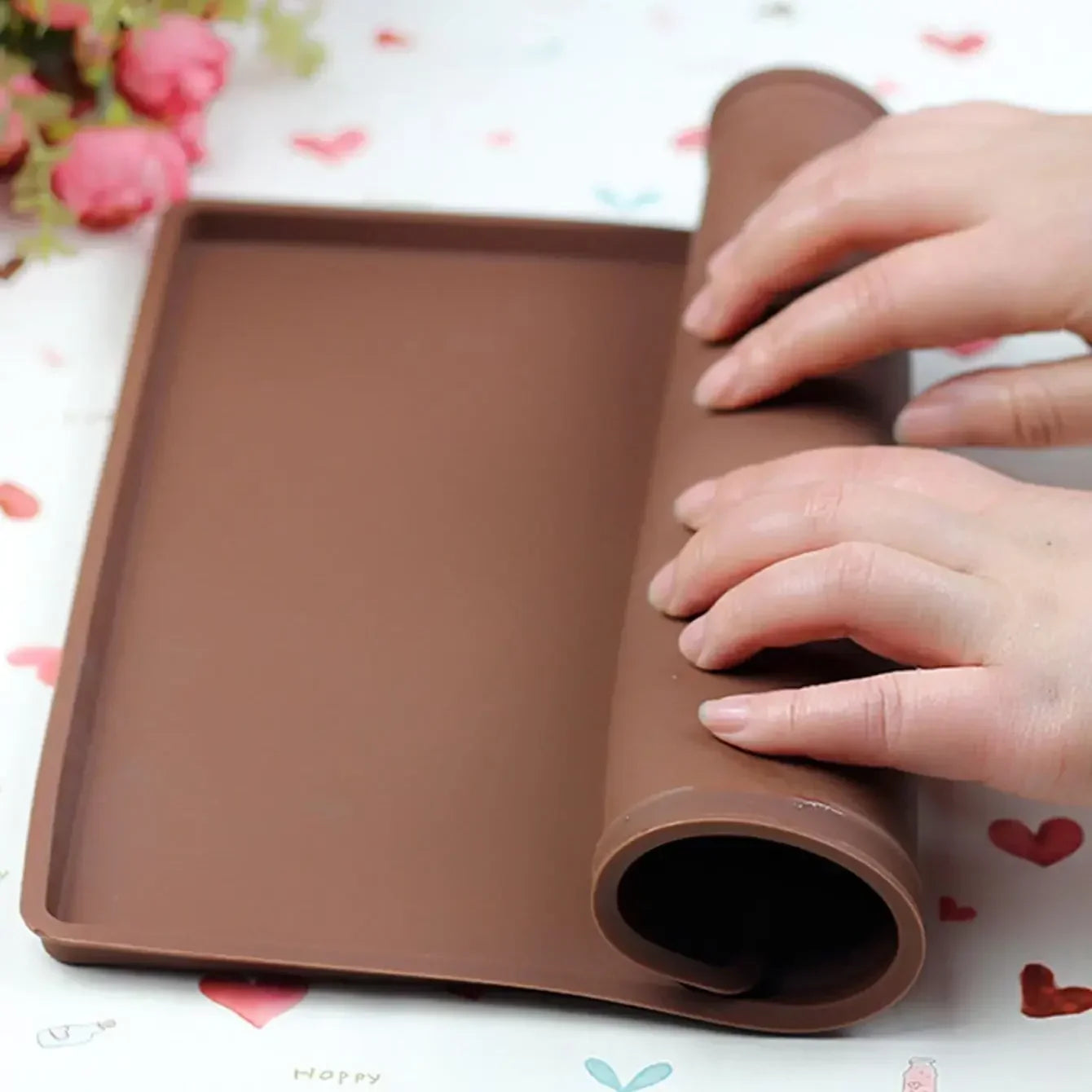 Flexible Non Stick Baking Mat For Swiss Rolls