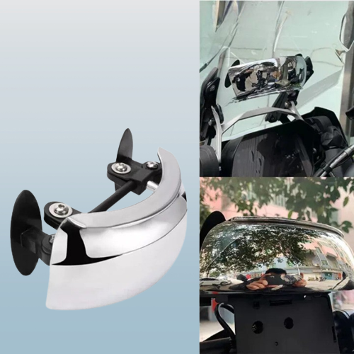 Large View Convex Motorcycle Blind Spot Mirror - Luxicro