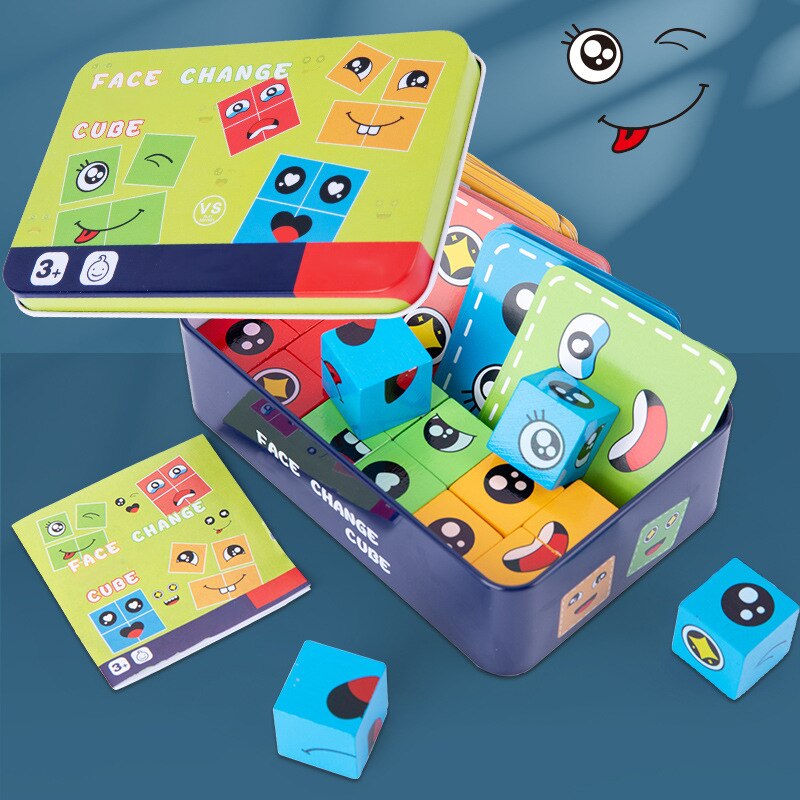 Learning Wood Brain Teaser Toy Block