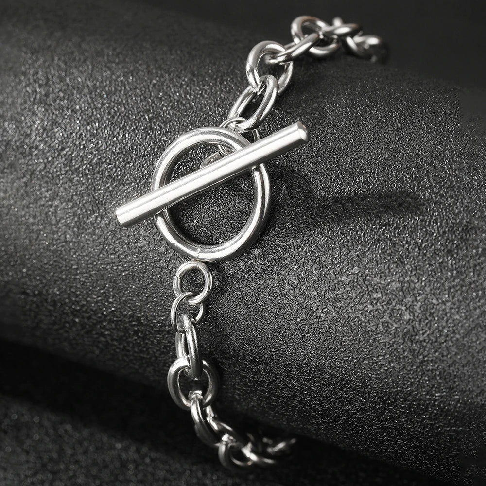 Delicate Round Link Chain Bracelet