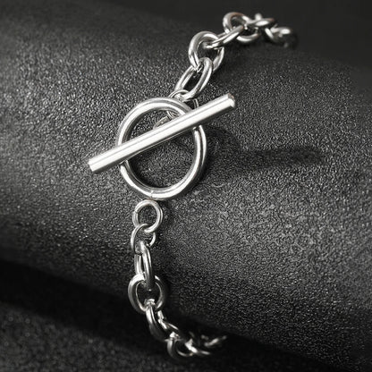 Delicate Round Link Chain Bracelet