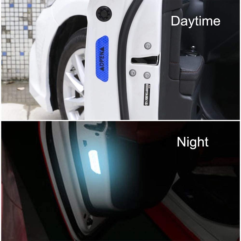 Bright Reflective Safety Alert Stickers 4 Pack