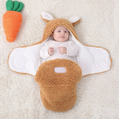 Cozy Bunny Baby Sleep Sack Wrap