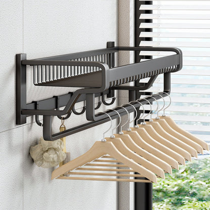 Premium Wall Mount Towel Rack Bathroom Storage
