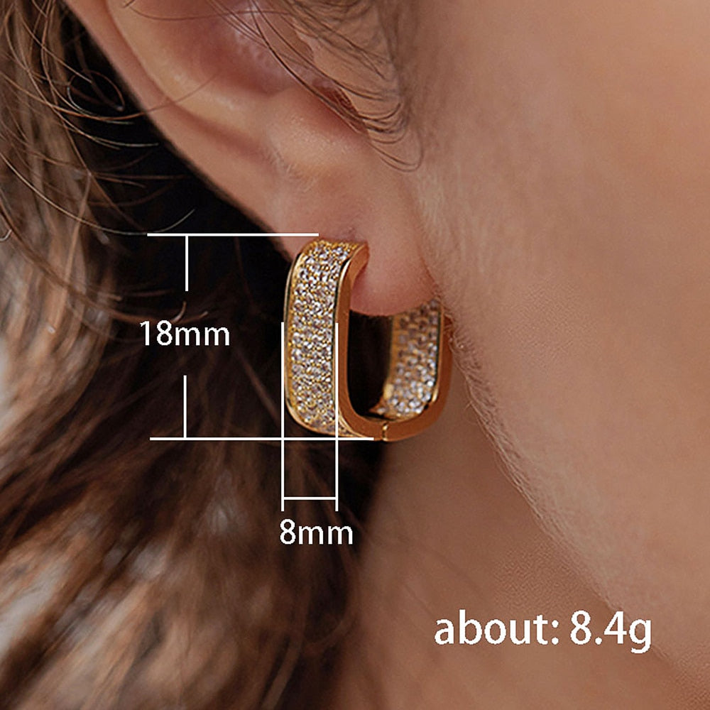 Fashionable Minimalist Hug Earrings