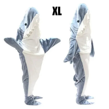 Cozy Shark Hoodie Blanket Costume