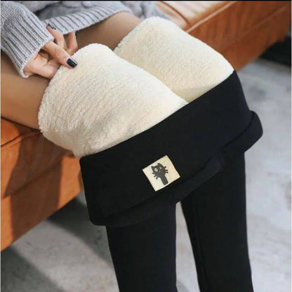 Soft High Waisted Cashmere Leggings for Women