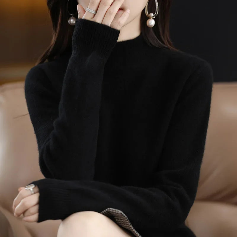 Cozy Fall Women's Cable Knit Sweater
