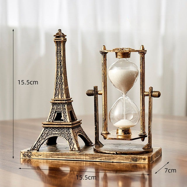 Classic Glass Office Timer Ornament - Luxicro