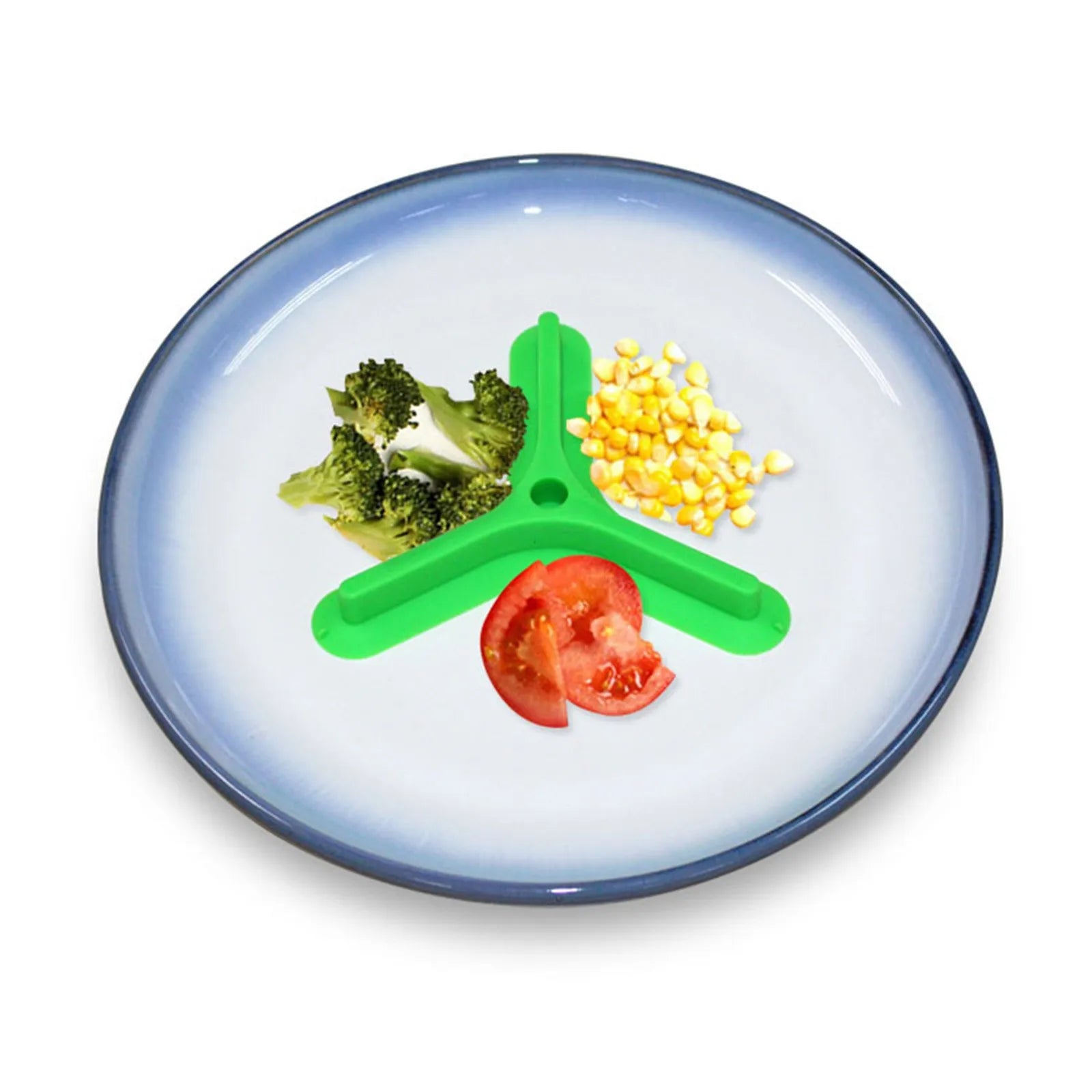 BPA-Free Silicone 3-Section Food Container - Luxicro