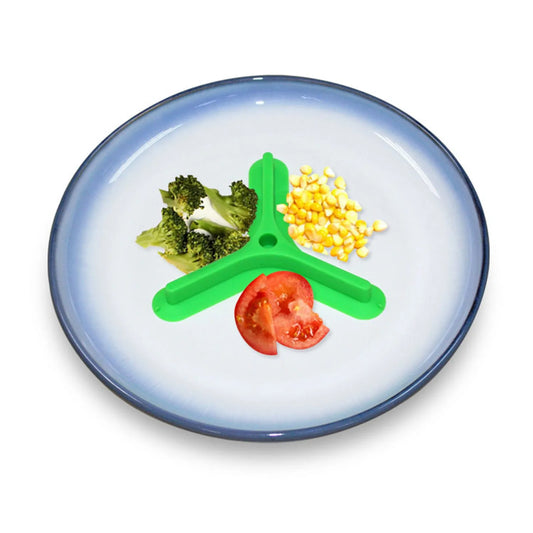 BPA-Free Silicone 3-Section Food Container - Luxicro