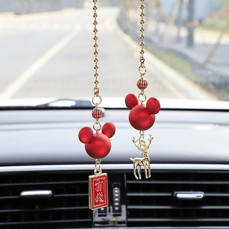 Fun Cute Deer Rearview Mirror Charm - Luxicro