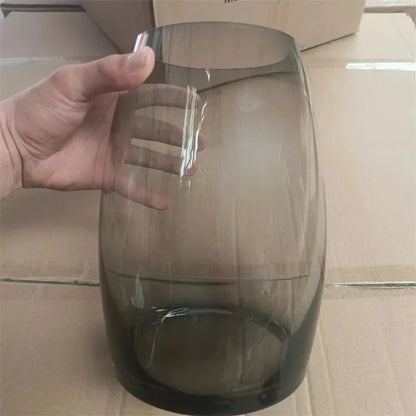 Delicate Beautiful Clear Glass Vase
