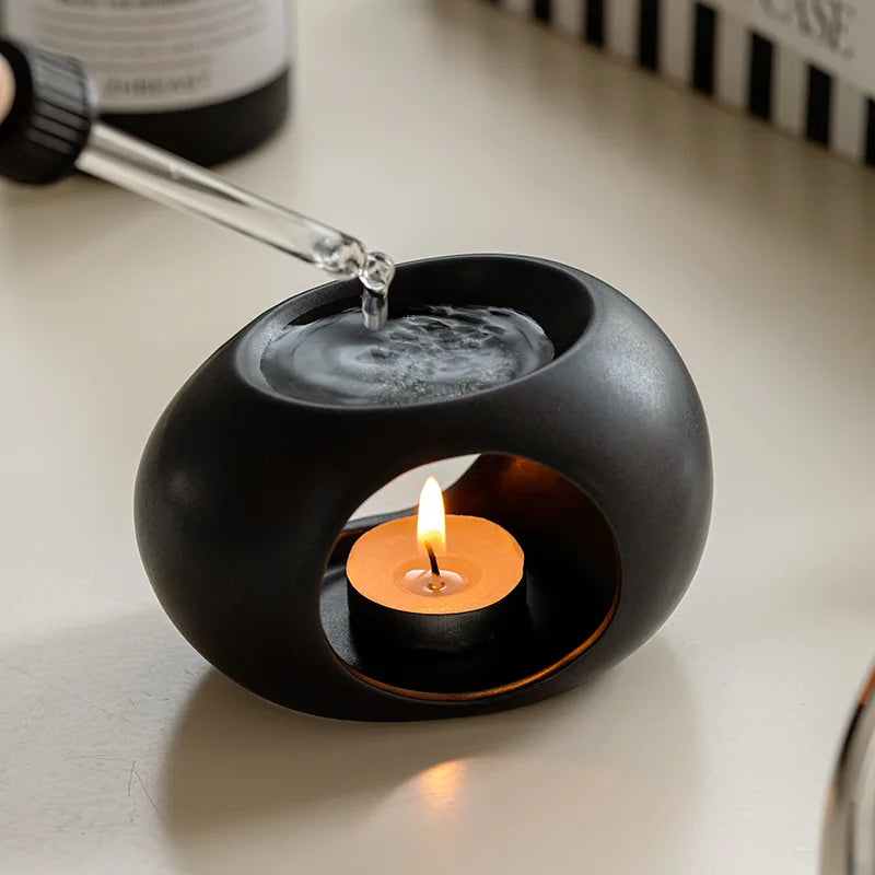 Premium White Ceramic Essential Oil Diffuser for Home