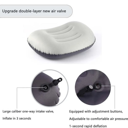 Compact Blow Up Travel Pillow