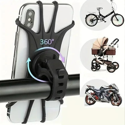 Adjustable Bike Phone Holder 360 Degree Soft Grip - Luxicro