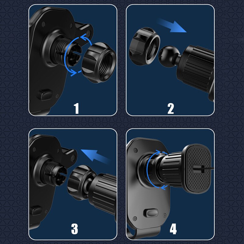 360 Degree Adjustable Car Phone Mount Holder