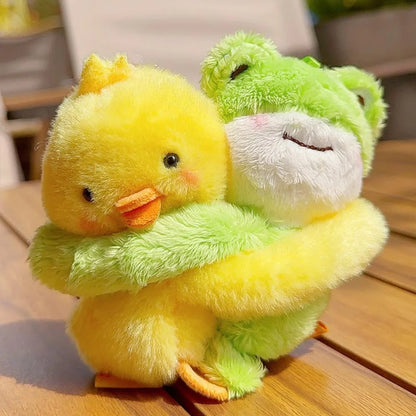 Cute Plush Animal Hug Keychain Toys