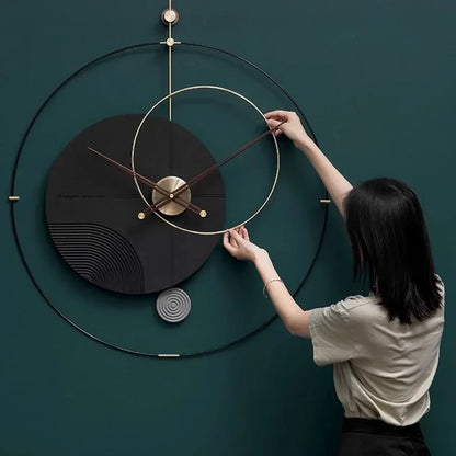 Unique Design Round Wall Clock - Luxicro