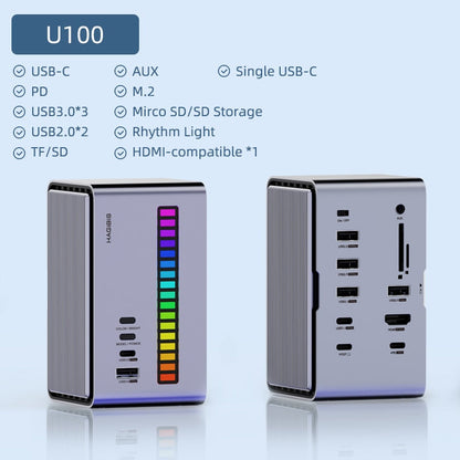 Vibrant Portable USB Charging Music Dock