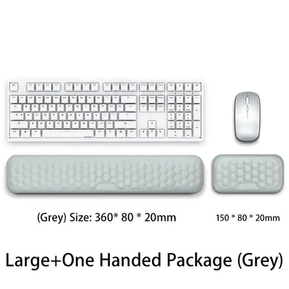 Comfortable Ergonomic Mouse Pad with Gel Wrist Rest