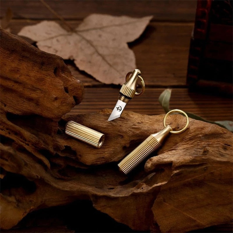 Compact Folding Survival Pocket Knife Set