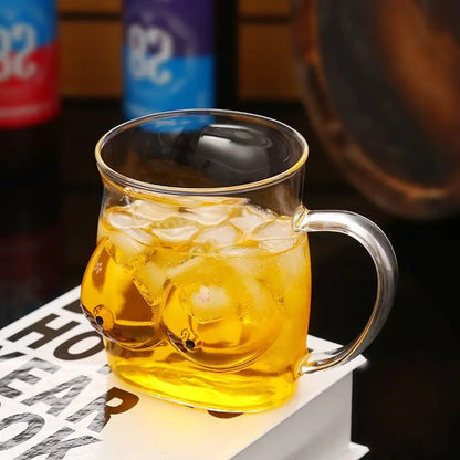 Funny Double Wall Glass Novelty Mug